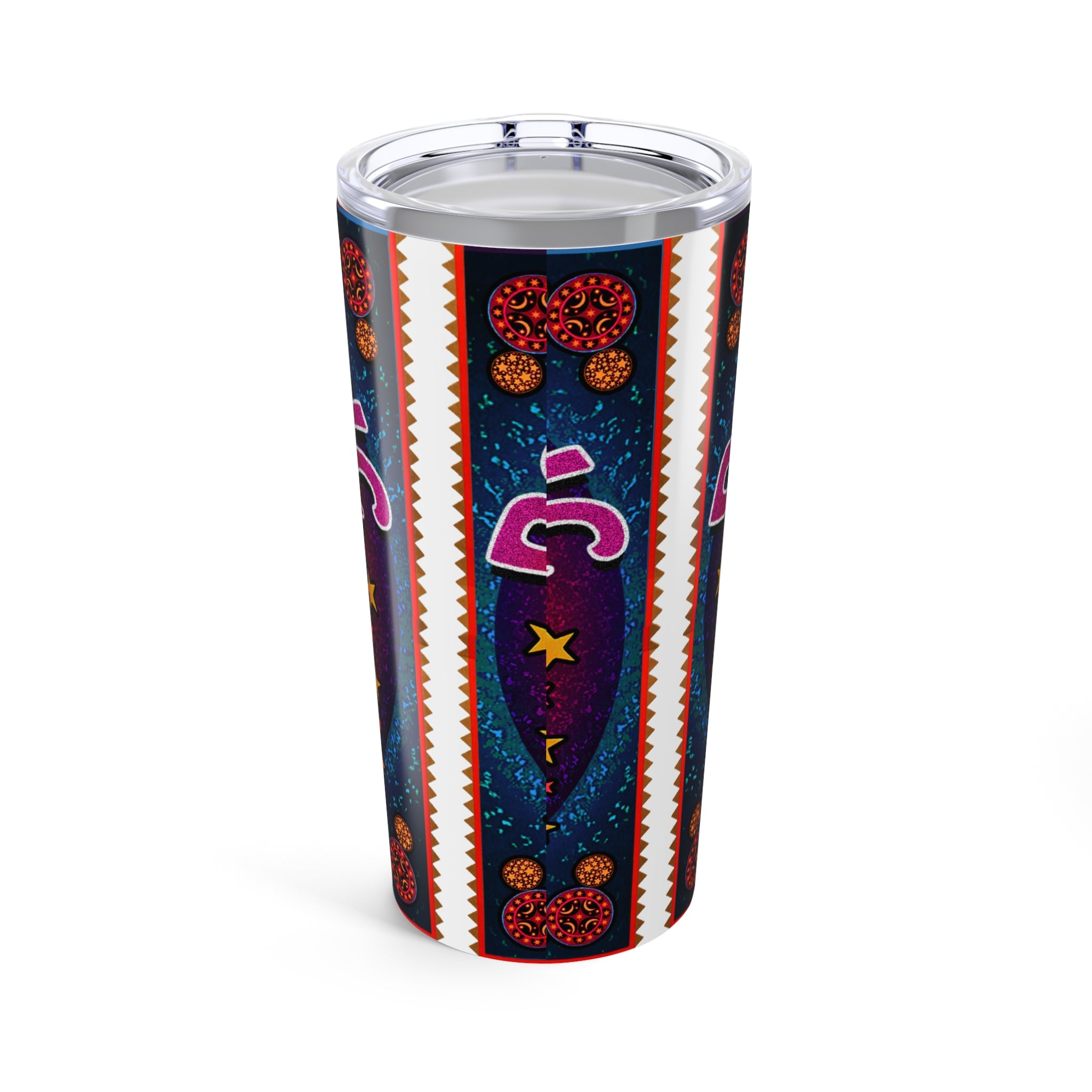 Psychedelic Eye 20oz Tumbler — Trippy Cosmic Pattern Travel Mug